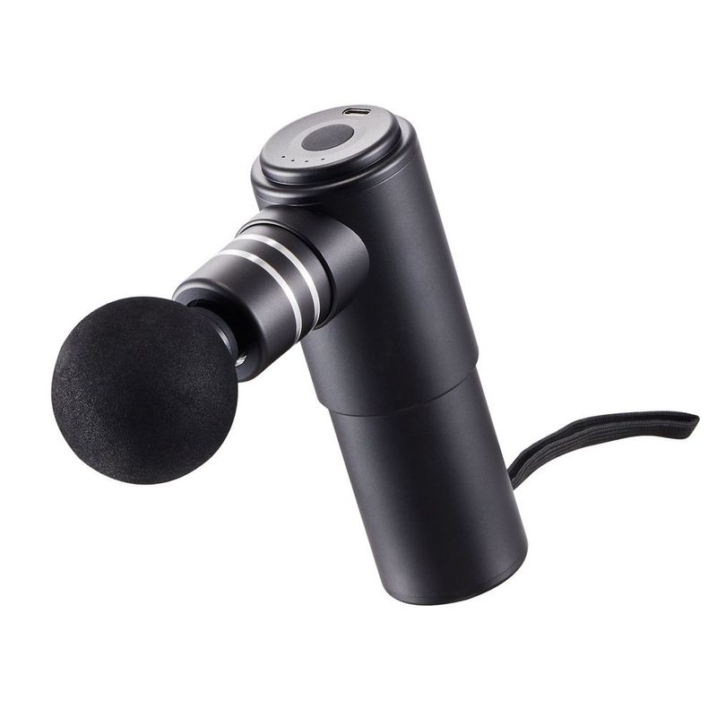 VEVOR Massage Gun Deep Tissue, Percussion Mini Muscle Massage Gun For Athletes - With 4 Speed Levels & 4 Massage Heads, 12V 2500mAh Batteries, H_voghion.com