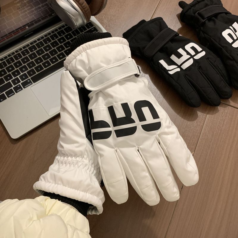 Ski Gloves For Women, Cold And Windproof, Men, Plus Velvet And Thickened, Riding Outdoor Snowmobile And Electric Vehicle Touch Screen_voghion.com