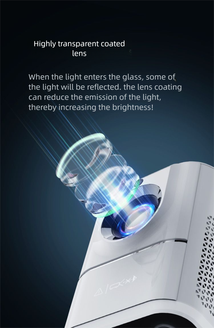 2025 New Ultra HD WIFI Projector Small Mobile Phone Screen Casting Dormitory Indoor Focus 5G Home Theater Machine_voghion.com