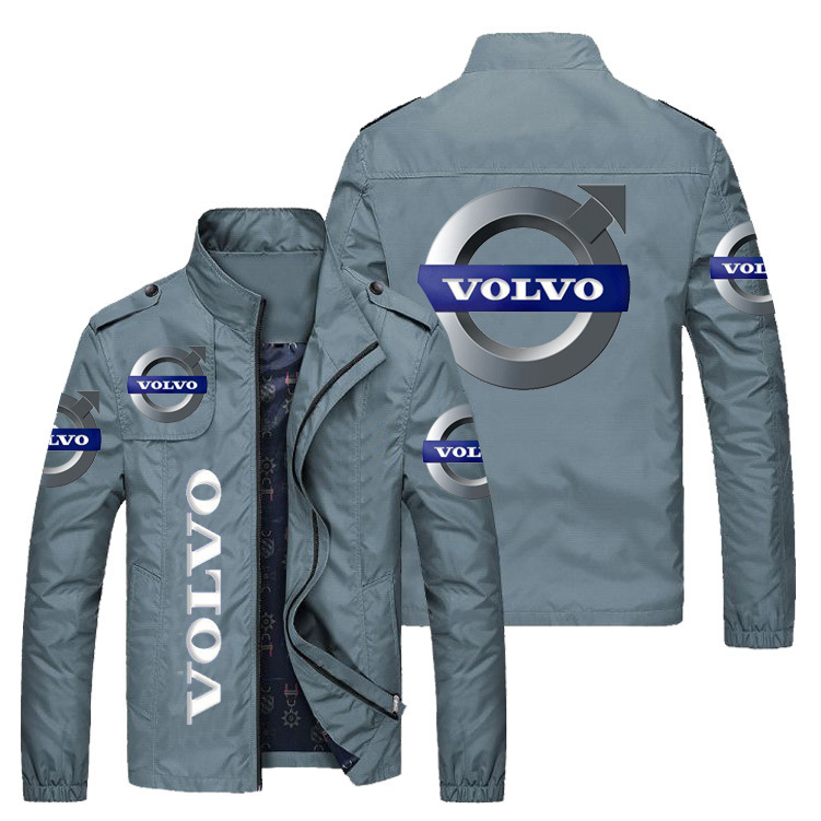 Autumn New Baseball Side Seam Pocket Stand Up Collar Jacket Outdoor Men's Motorcycle Riding Windproof Outer_voghion.com