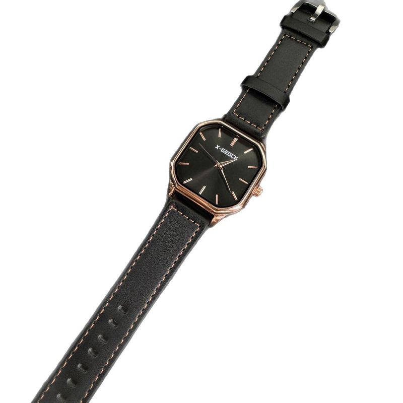 Herren-Armbanduhr, schlicht, vielseitig, modisch, lässig, klein, quadratisch, Quarzuhr für Teenager und Studenten_voghion.com