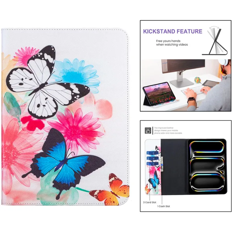 Tablet Case For Samsung Galaxy Tab A9 Plus 11 SM-X210 SM-X215 SM-X216B Wallet Flip Leather Back Cover Tab A9 8.7 SM-X110 SM-X115_voghion.com