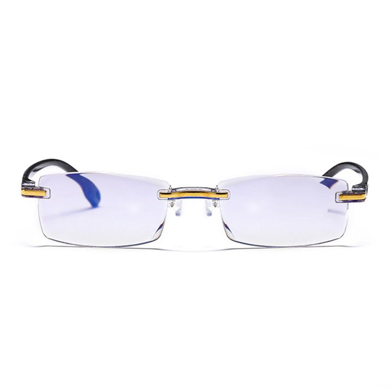 XinWq Imwete Unisex presbyopia kék fény blokkoló olvasást keret nélküli szemüveg nagyító_voghion.com