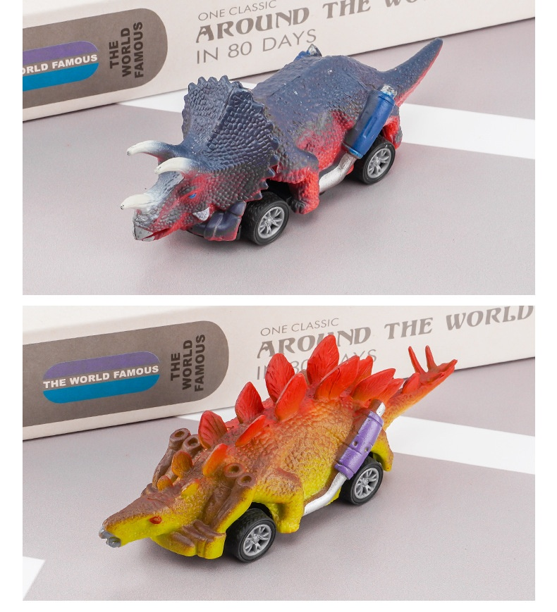 Jouet de voiture à rebond, modèle de dinosaure de simulation pour enfants_voghion.com
