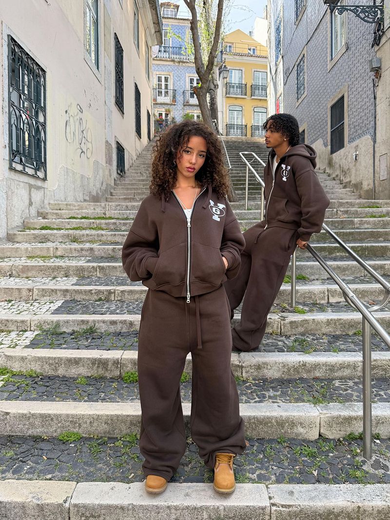 Herrenbekleidung Europäischer und amerikanischer Langarmpullover mit Kapuze, Sweatshirt, Jogginghose, Anzug, Retro-Print-Jacke, Y2k Street Fashion Ins_voghion.com