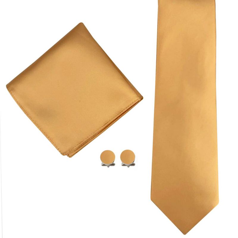 Yongfengzhi 2025 Paisley Waist Flower Men's Tie Pocket Square Cuff Three-Piece Set_voghion.com