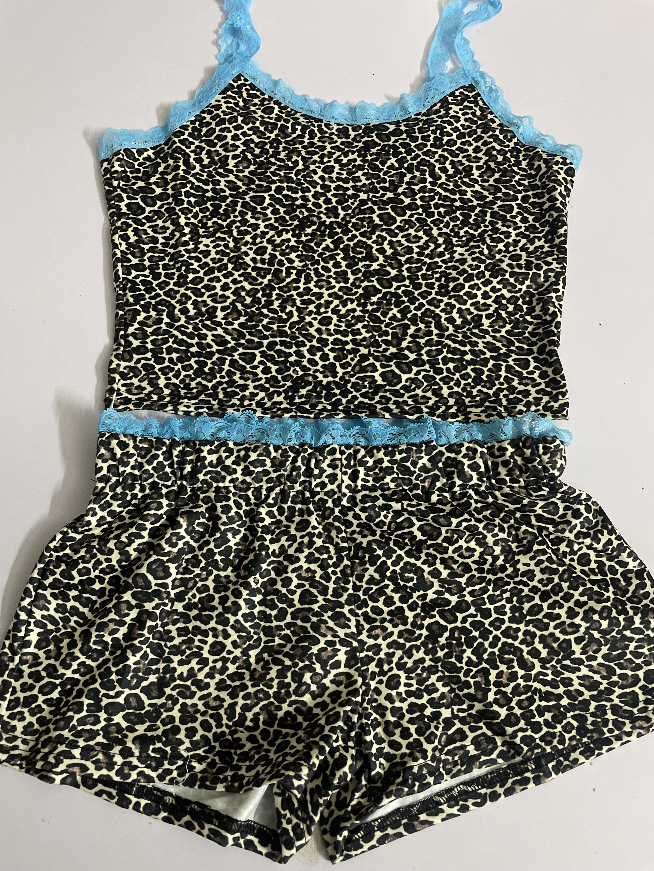 Bikini neue sommer sexy leopard print strand sling spitze anzug_voghion.com