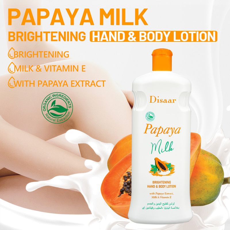 Disaar Papaya Milk And Moisturizing Bright Body Lotion_voghion.com