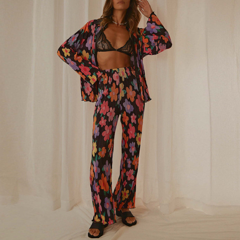Tailleur pantalone casual da donna tinta unita_voghion.com