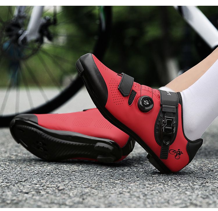 Új R zárható kerékpáros cipők, zárható cipők, kerékpáros cipők, férfi kerékpáros cipők, nem zárható hegyi kerékpáros cipők, egyrészes szállítás_voghion.com