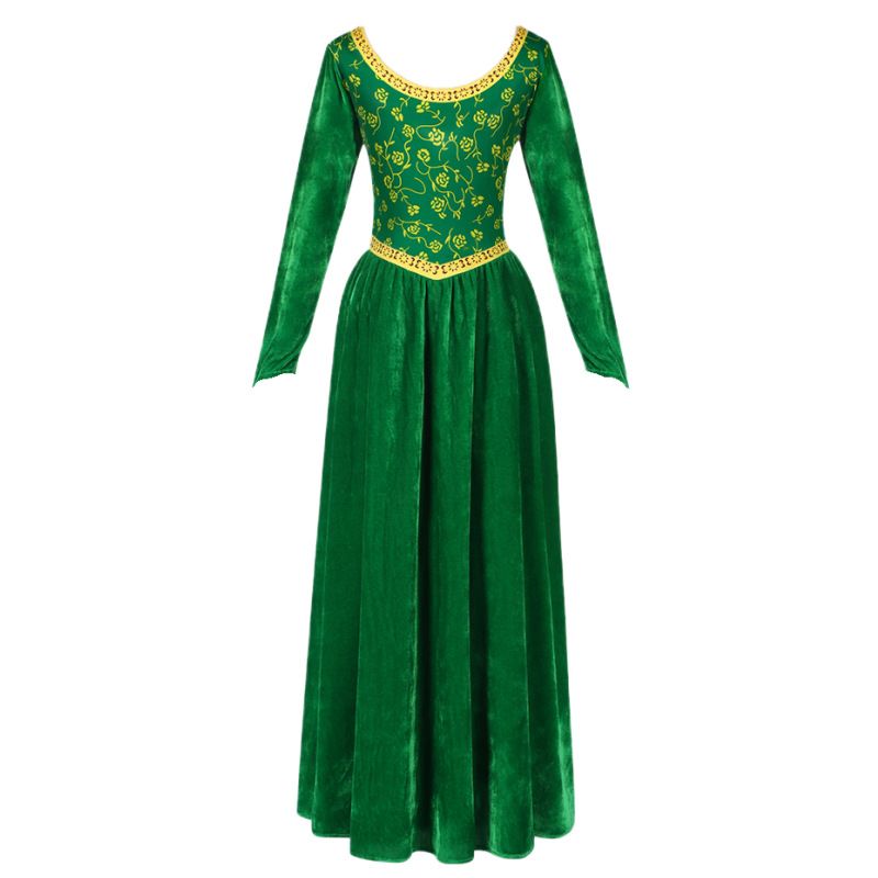 Elegant Princess Cosplay Dress - Anime Game Costume, Soft Sweet Style, Polyester Blend, S-XXXL, Spring Collection_voghion.com