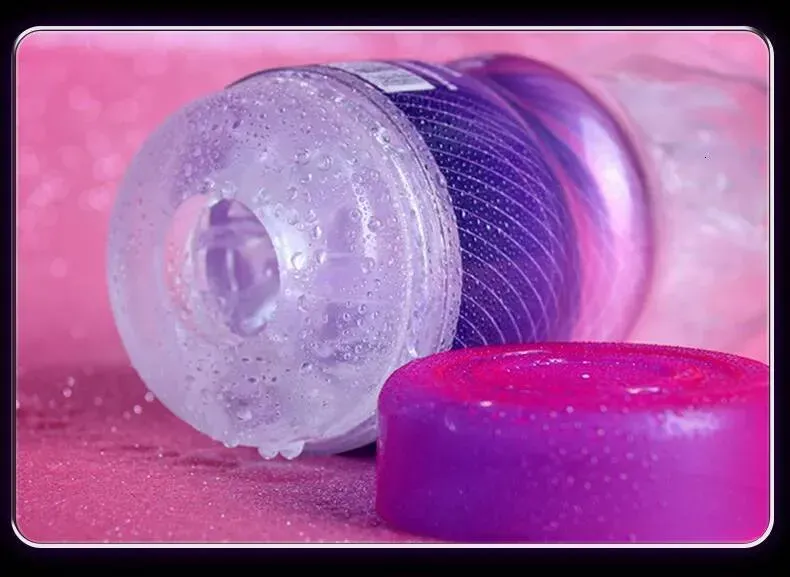 Männlicher Masturbator, weiche Muschi, Sexspielzeug, transparent, Anal, Ausdauertraining für Erwachsene, Vakuum-Taschenbecher für Männer_voghion.com