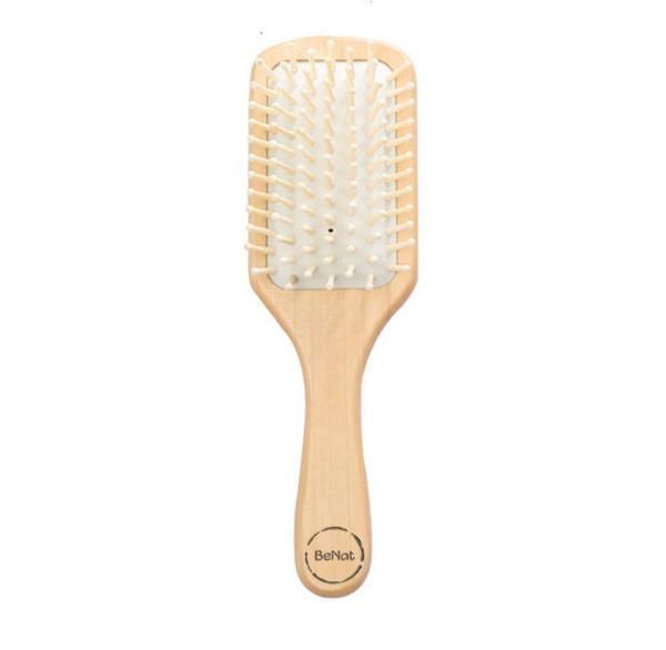 Natürliche Haarbürste aus Holz zum Entwirren_voghion.com