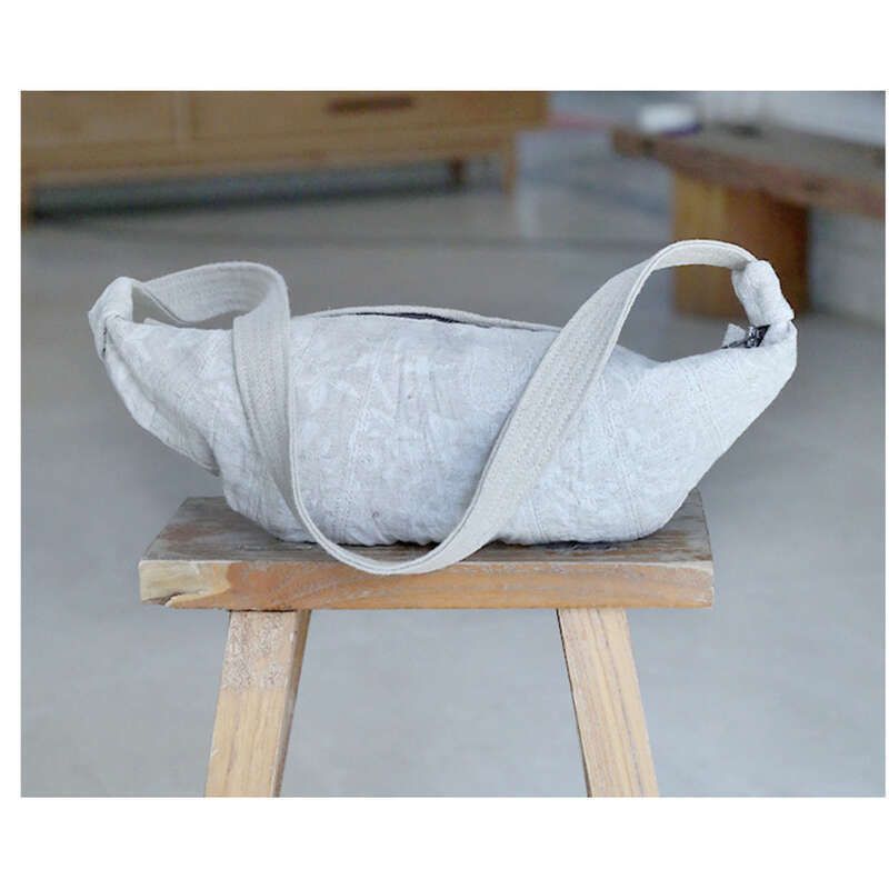 Borsa a tracolla in tela di cotone e lino 2025 Art Dumpling, design di nicchia, bagaglio a mano sotto l'ascella_voghion.com
