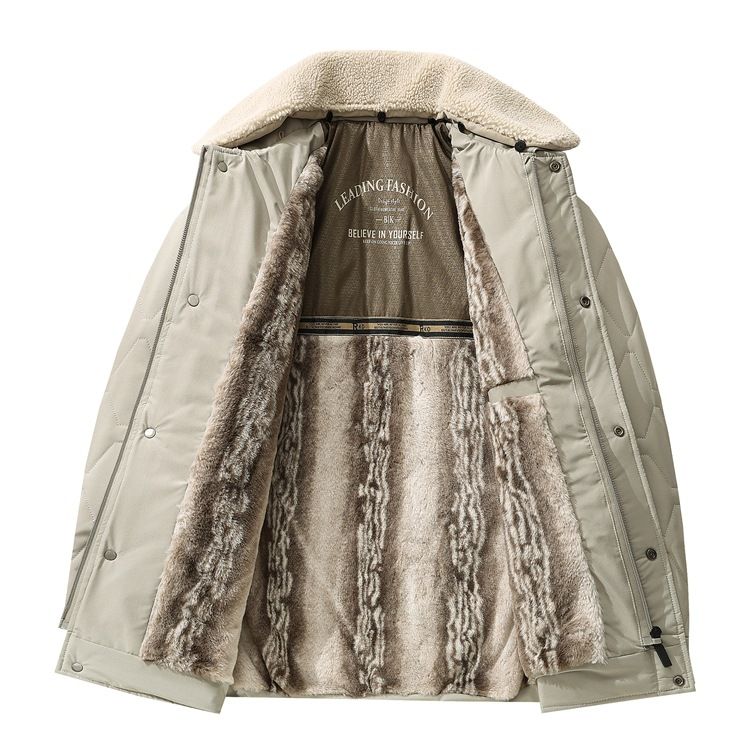 Cappello da uomo con colletto rimovibile, imbottito in cotone spesso, casual, caldo_voghion.com