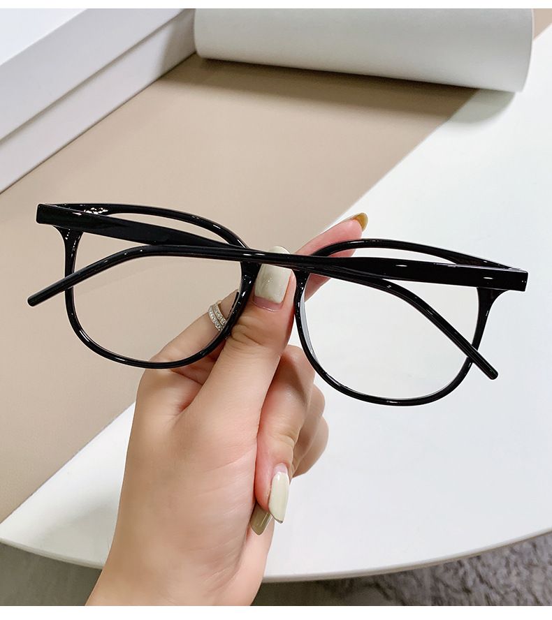Occhiali da vista quadrati neri anti-luce blu da donna e da uomo, con montatura ottica oversize, per la protezione degli occhi, occhiali da ufficio e computer_voghion.com