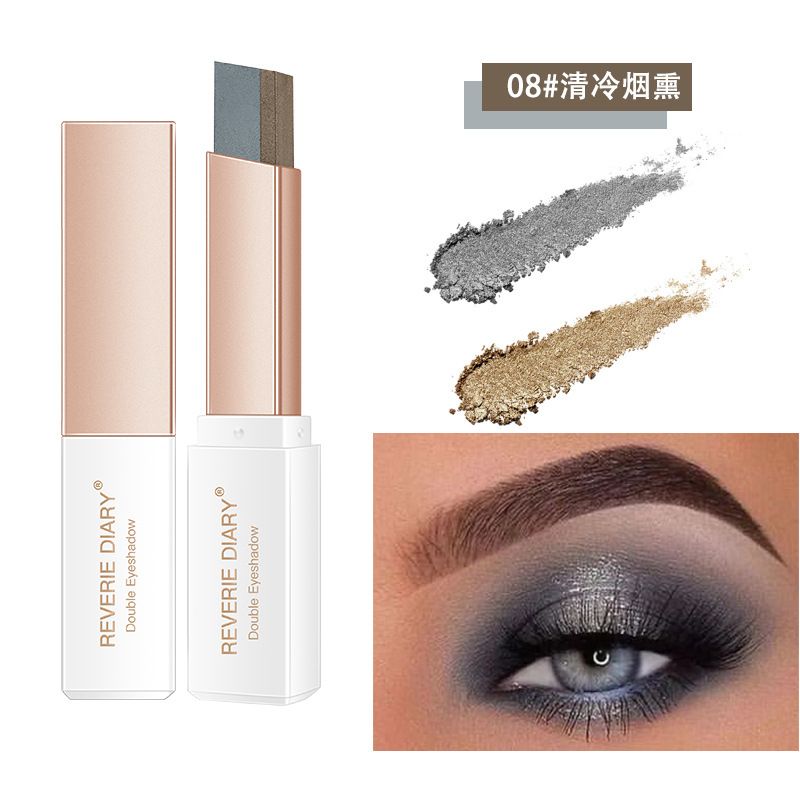 Lazy Stick Dual Color Matte Pearlescent Cream Makeup Eyeshadow Pen_voghion.com