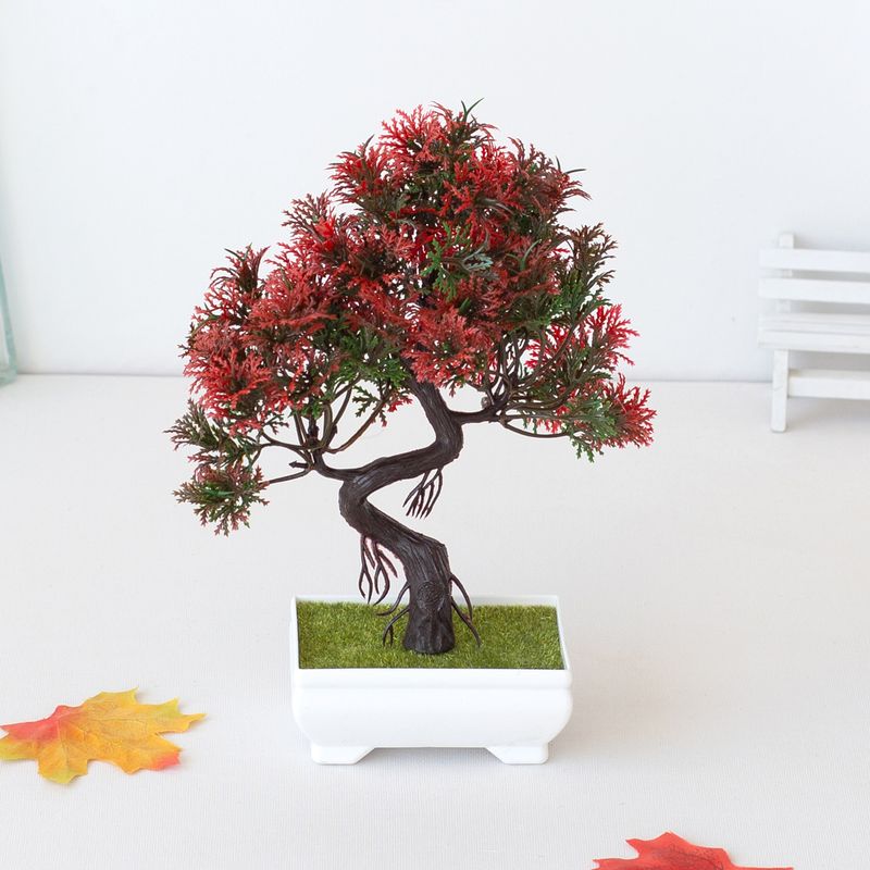 Produttore simulato 15-mesh nido di uccello erba fiore artificiale bonsai pianta casa interno bocca di leone decorativo ornamenti vegetali verdi_voghion.com