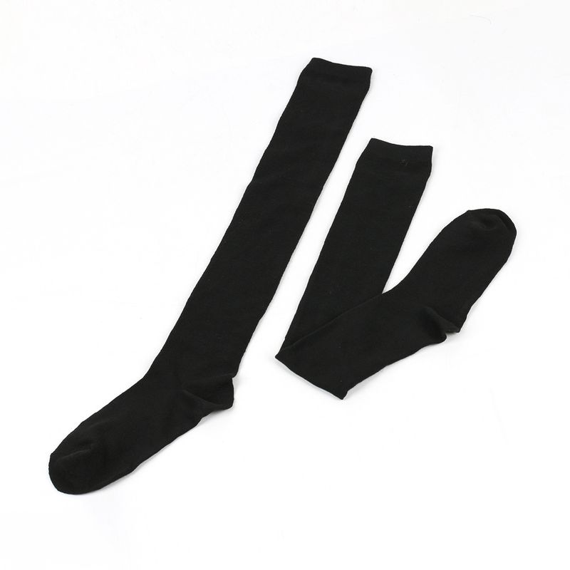 Unisex Solid color over knee socks Student long socks Dance socks Ladies show Sock Dance party high socks_voghion.com