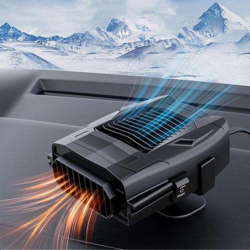 Chauffage électrique portable pour voiture, chauffage rapide, 150 W, dégivreur de vitres, dégivrage, cerf, pare-brise, céramique_voghion.com