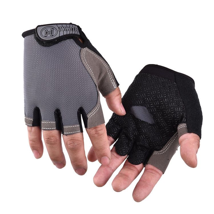 Cycling Half Finger M Spring Summer Non-Slip Fishing Outdoor Mesh Thin Breathable Fingerless Fitness Sports Gloves_voghion.com