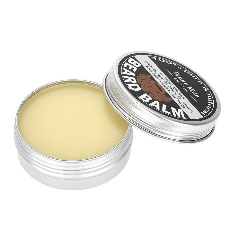 Isner MileBeard Balm Cremă pentru barbă pentru bărbați Ceară de îngrijire a bărbii și coafare_voghion.com