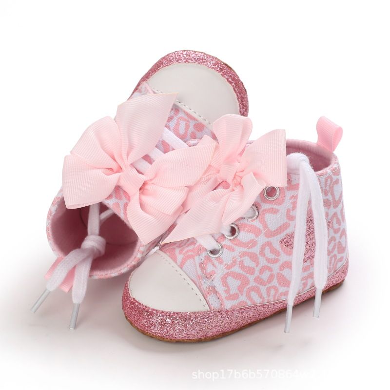 Mutter & Kinder Li Haisheng Herbst und Winter 0-1 Jahr Alt Baby Schuhe Bowknot Nette Mädchen Alle-spiel Lernen schuhe Unterstützung Ein Stück Dropshipping_voghion.com