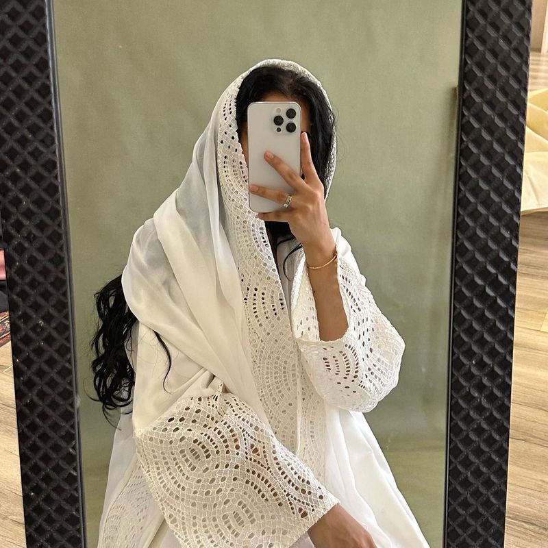 Spring And Summer New Muslim Fashion Temperament Elegant Cardigan Robe With Headscarf_voghion.com