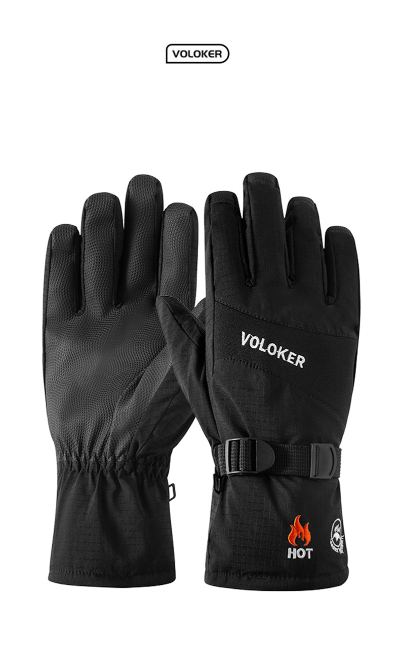 Gloves Men's ski Warm Winter Cycg touch screen gloves with fleece_voghion.com