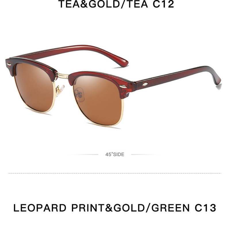 RBROVO Halbrandlose Retro-Sonnenbrille für Herren, 223 Markenbrille für Damen/Herren, klassische Brille für Herren, Lunette Soleil Femme_voghion.com