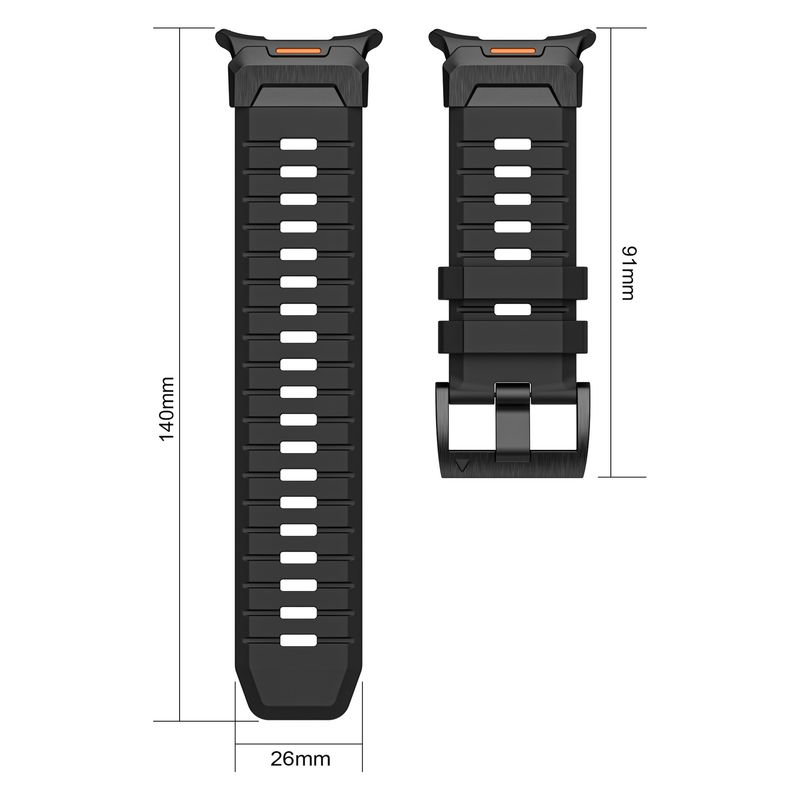 Aplicável, Samsung relógio Ultra7 funcional fluororubber cinta 47mm mech cabeça grão, Samsung cinta_voghion.com