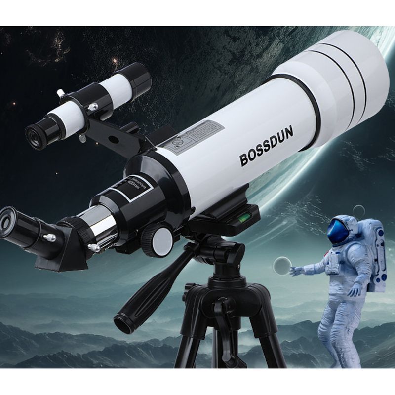 Novo telescópio astronômico 70400 333,35x de alta definição com visão noturna e pouca luz para fotografia, observação de estrelas e lua, presente_voghion.com