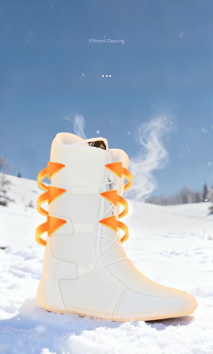 Equipo de invierno para exteriores para hombres y mujeres, fijación rápida para esquís, botas de snowboard, cálidas, gruesas, impermeables._voghion.com