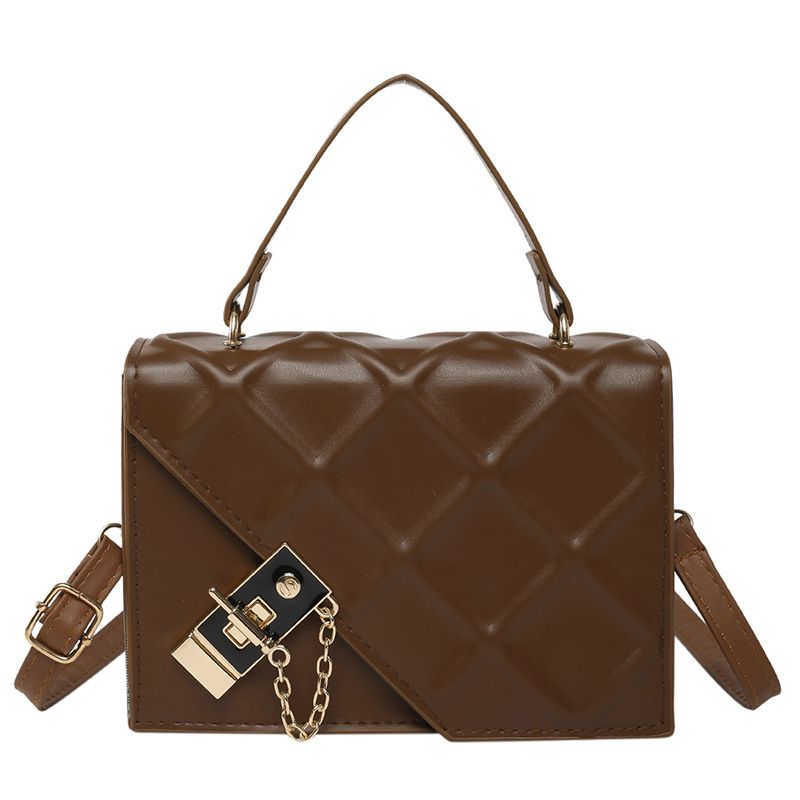 Bolso de hombro pequeño, versátil y de alta gama, con estampado de gofres, nuevo y moderno, para mujer, 2025_voghion.com