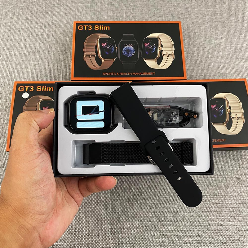 reloj inteligente con doble correa GT3 reloj delgado llamada Bluetooth_voghion.com