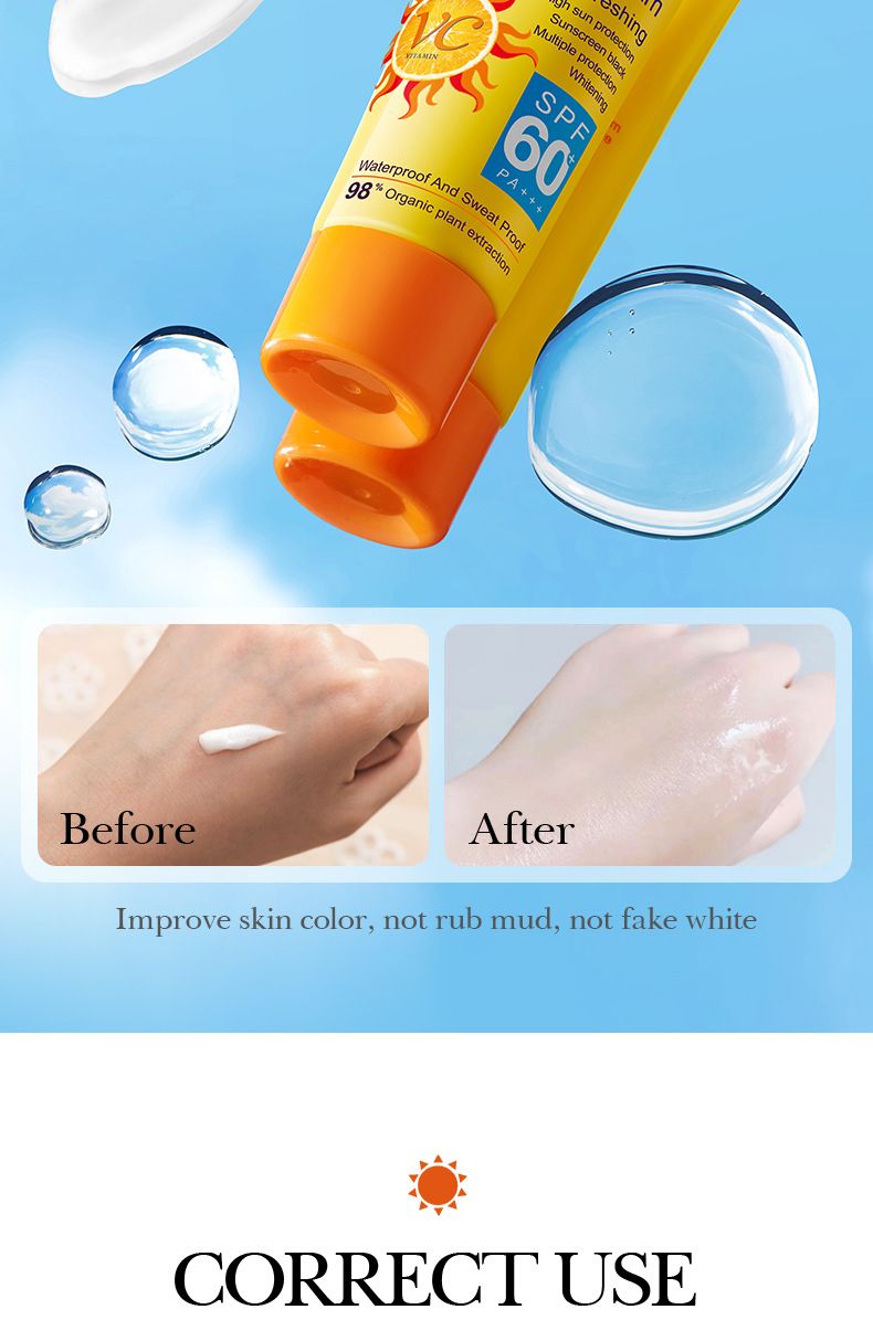 SADOER Vitamin C Sunscreen, Whitening Cream, Sunscreen Spray, Isolation Sunscreen, Take It With You In Summer_voghion.com