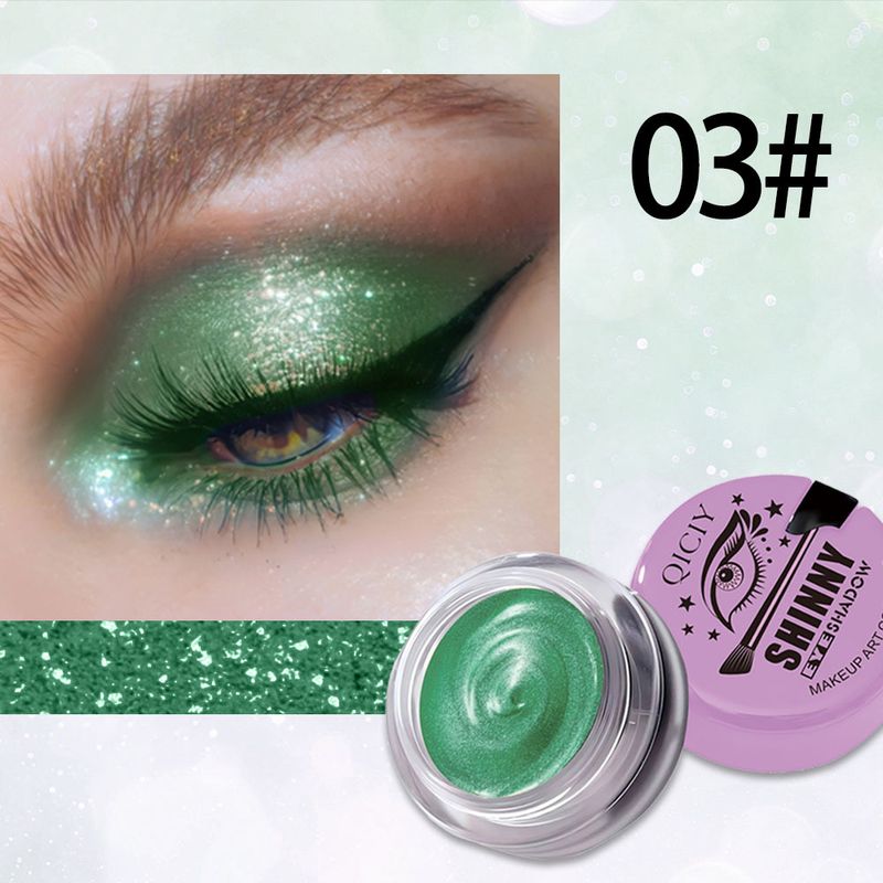 QICIY+10 Flashing Long-lasting Color Rendering Non-smudging Waterproof Brightening Eyeshadow Makeup_voghion.com