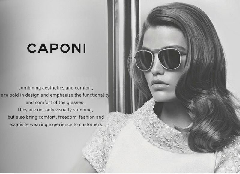 CAPONI Occhiali da sole rotondi da donna polarizzati Anti-UV Ray Muti Colors New Trending Branded Shades For Female Oculos de sol_voghion.com