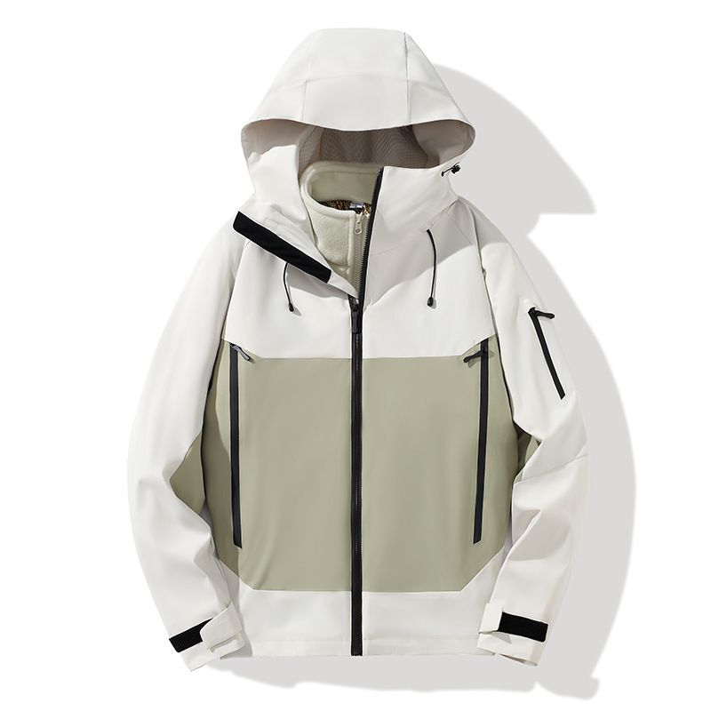 Softshelljacke Fleecefutter Graphene Black Technologie Wasserdicht Winddicht Unisex 3-in-1_voghion.com