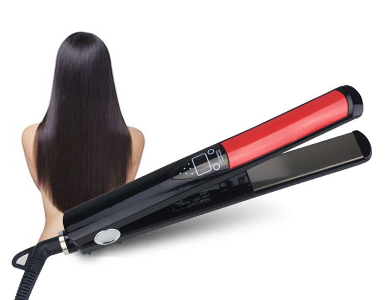 Professional Electric Automatic Negative Ion Hair Straightener Curling Iron Egg Roll_voghion.com