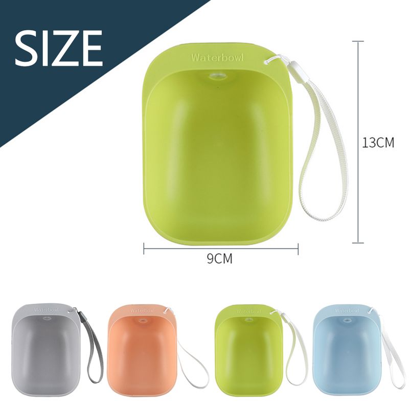 Plastic Water Bottle With Two Bowls For Dogs_voghion.com