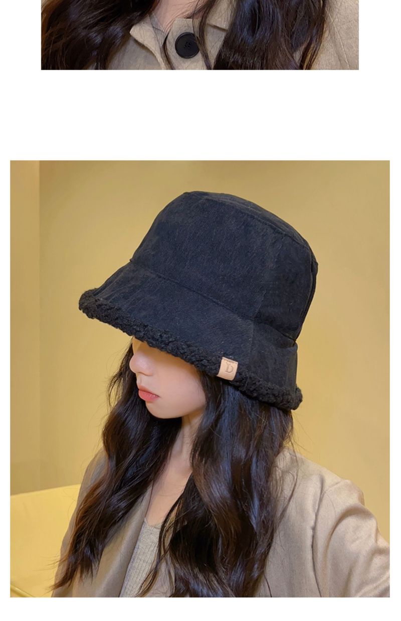 Hot Sale Winter Bucket Hats Warming Panama Lady Fluffy Corduroy Double-Side Wear Outdoor Fisherman Cap Hat for Women Girl's_voghion.com