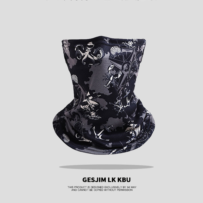 Neue winddichte und warme Gesichtsmaske für Herren zum Reiten, multifunktional, mit Ohren zum Aufhängen, für den Außenbereich, Halsschutz, Kälteschutz, Halsschutz, Kopf- und Halsschutz_voghion.com