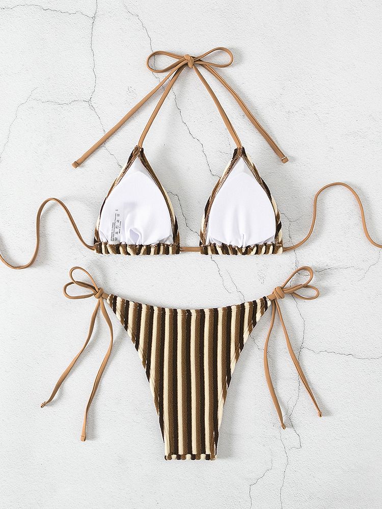 Dameskleding Nieuwe handdoek Doek Halter Hals Tie Bikini Badpak Zomer Strand Vakantie Vrouwen_voghion.com
