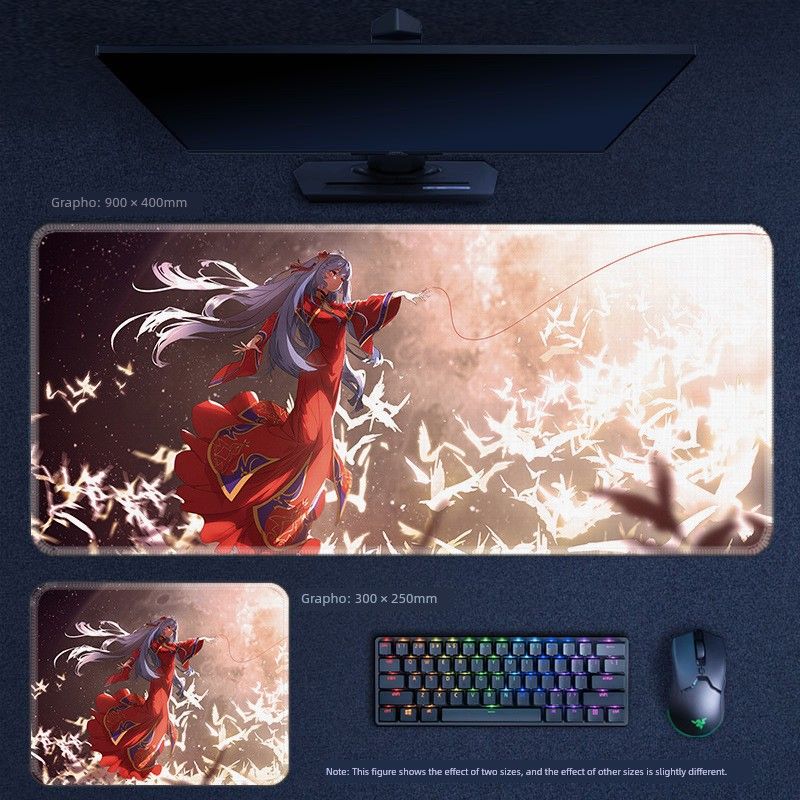 Bilibili 2233 Mouse Keyboard Two-Dimensional Boys Oversized Office Game Desk Notebook Pad_voghion.com