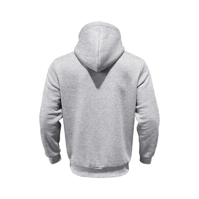 Unisex-Kapuzenpullover mit Fleecefutter und halbem Reißverschluss – Übergroßer passender Pullover für Paare mit Kontrasteinsätzen (Weiß/Marineblau/Schwarz/Hellgrau/Khaki/Burgunderrot, S-XXXL)_voghion.com