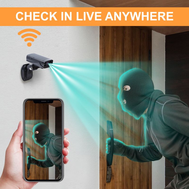 Távoli mobil vezeték nélküli beltéri monitor otthoni intelligens HD éjjellátó fényképezőgép_voghion.com