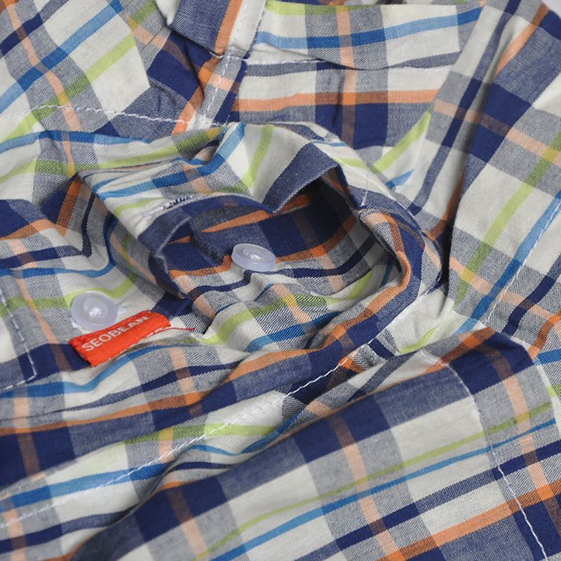 SEOBEAN Pantaloncini a quadri da uomo con marsupio, boxer sexy in puro cotone, pantaloni da notte per la casa_voghion.com