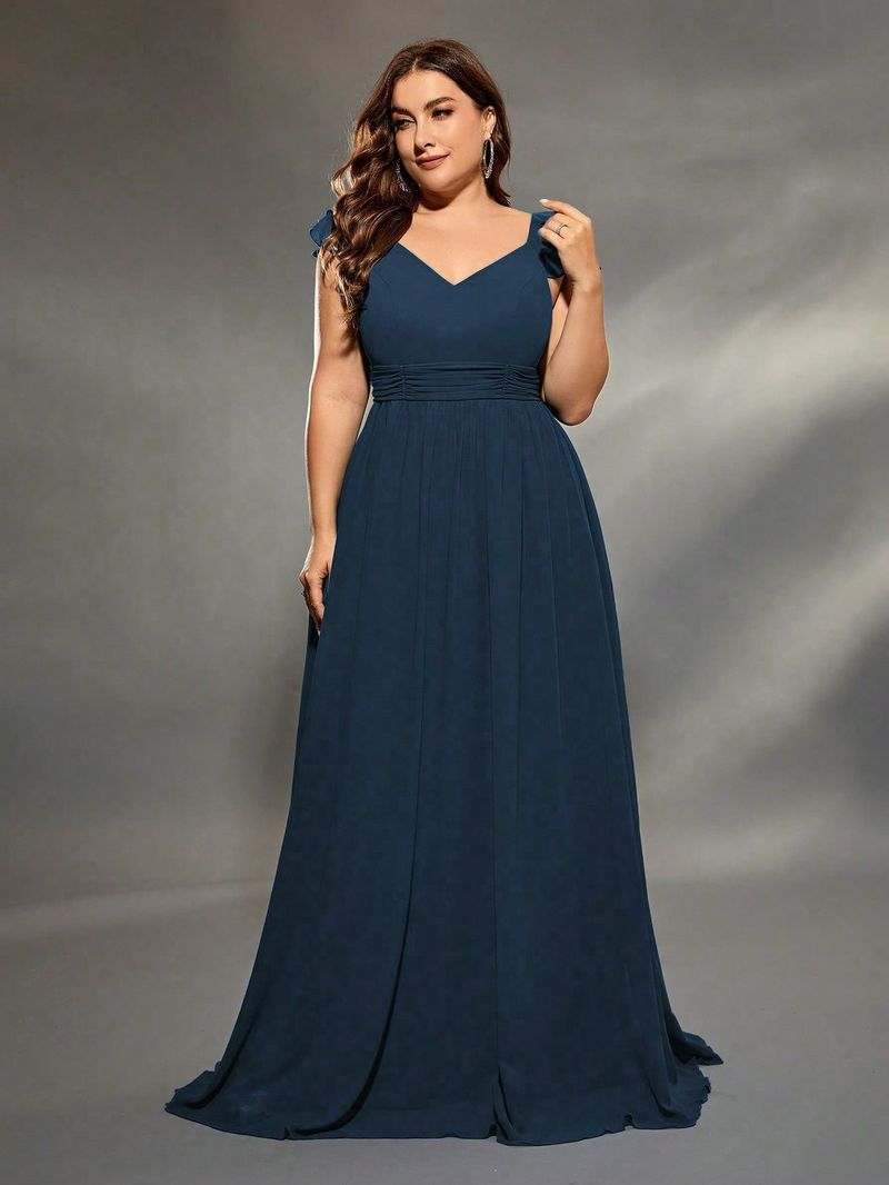Elegantes Umstandsabendkleid für Damen – langärmliges, schulterfreies Abendkleid für Schwangere, Büro- und Partykleidung_voghion.com