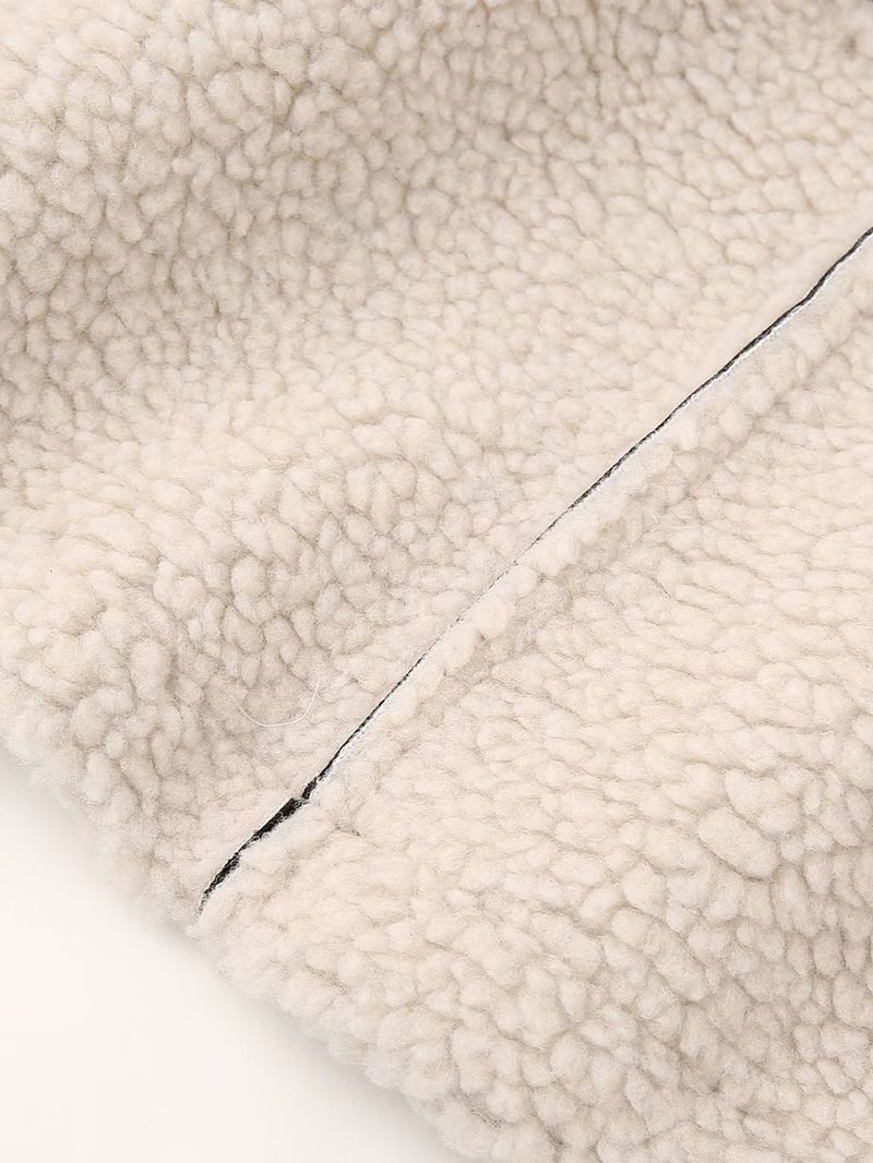 Women's Clothing autumn and winter large size fashionable lamb wool coat loose fur coat_voghion.com